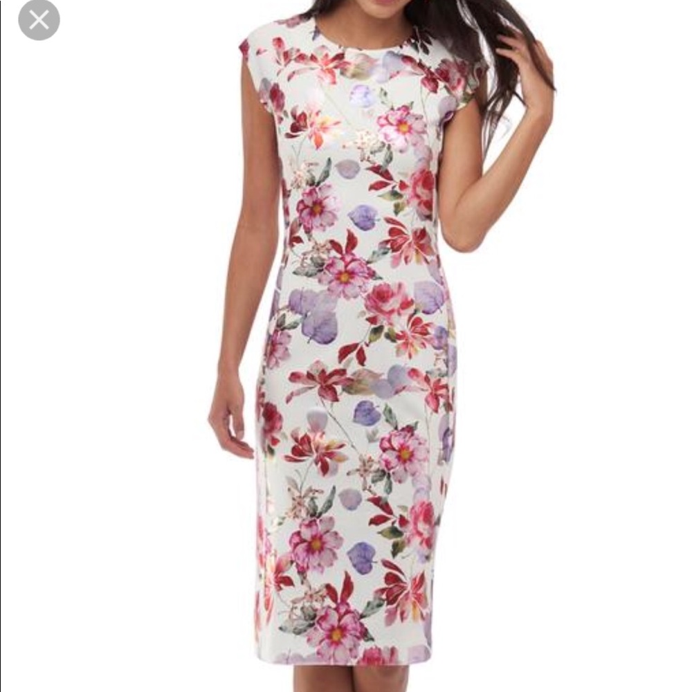 Floral Midi Dress.